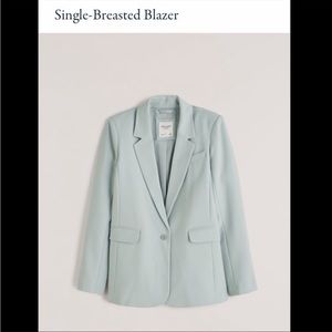 Abercrombie & Fitch Single Breasted Blazer Light Green Sized Medium Never Worn